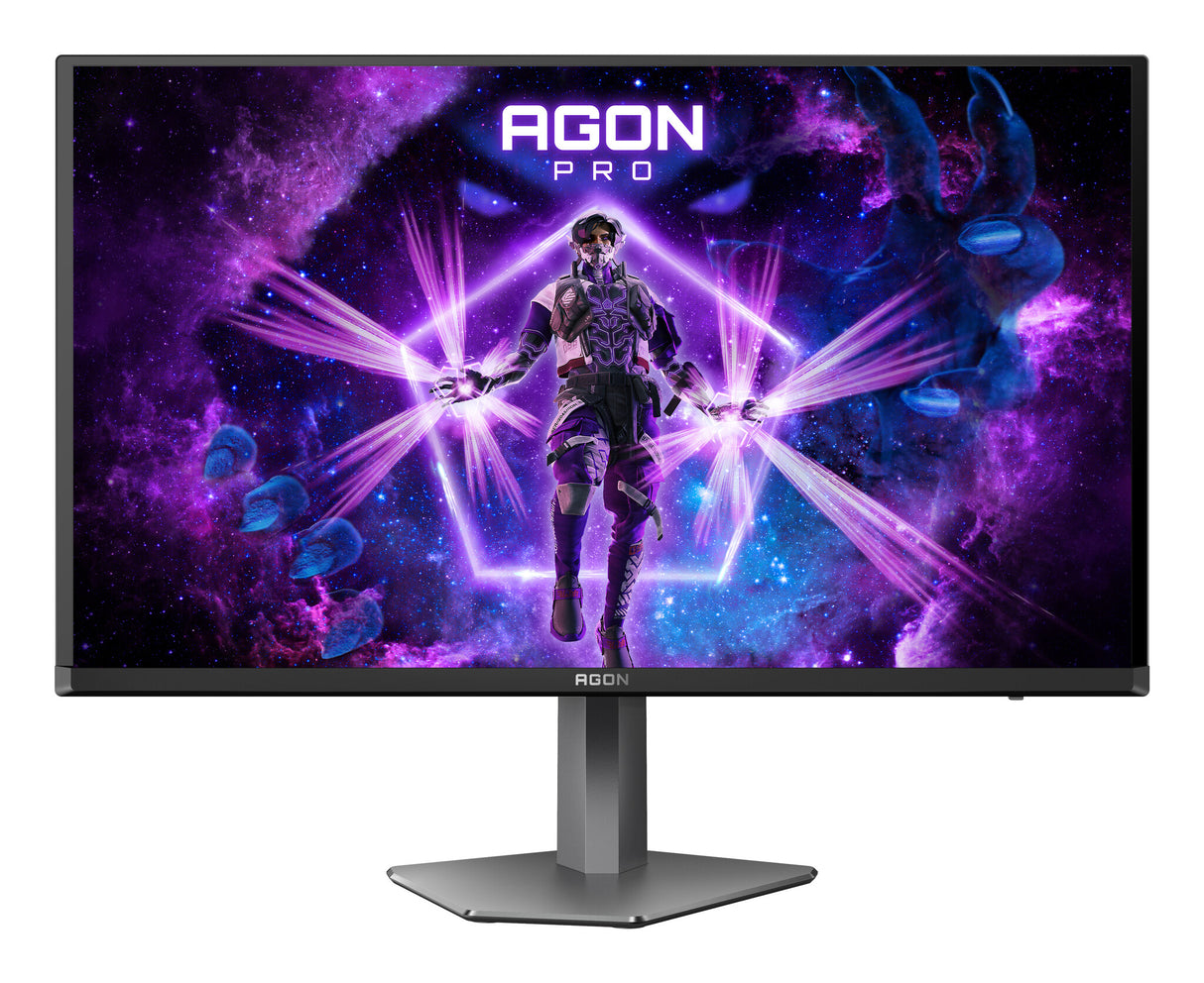 AOC AGON PRO AG276QKD2 computer monitor 67.3 cm (26.5") 2560 x 1440 pixels Quad HD QD-OLED Black, Grey