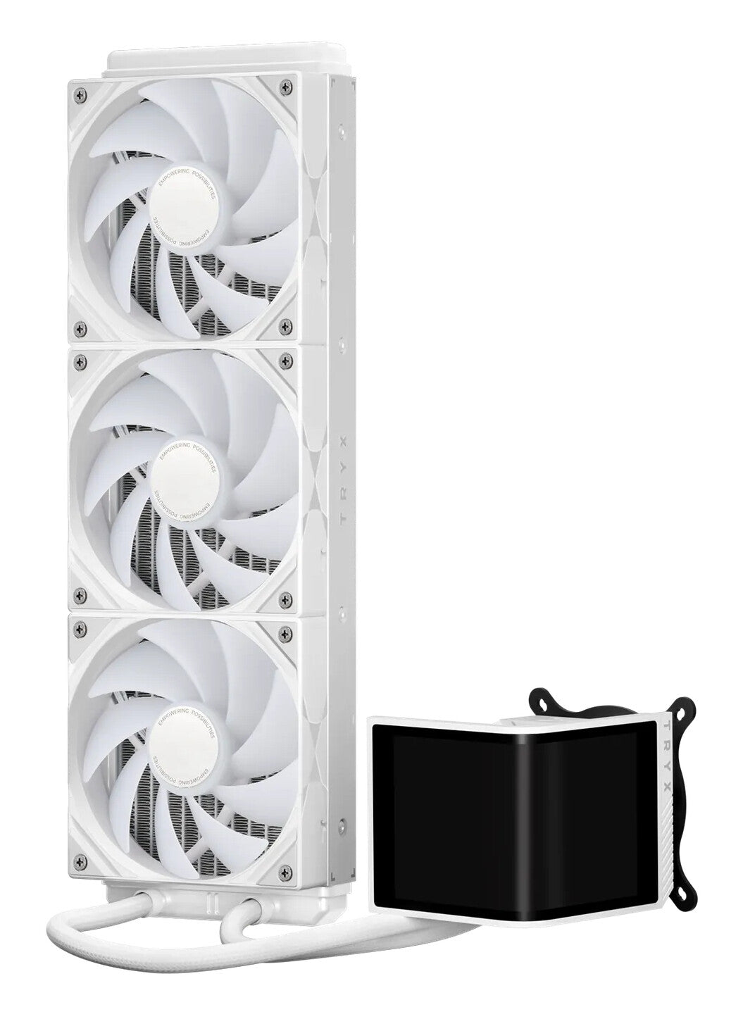 TRYX Panorama SE ARGB 360 Processor All-in-one liquid cooler 12 cm White 1 pc(s)