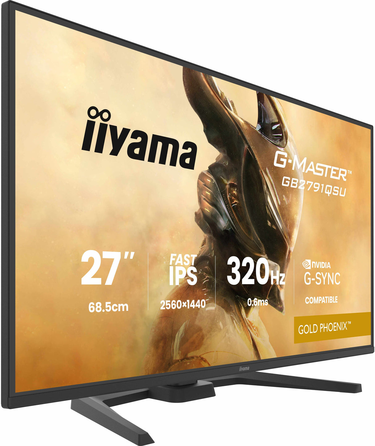 iiyama G-MASTER GB2791QSU-B1 computer monitor 68.6 cm (27") 2560 x 1440 pixels Wide Quad HD Black