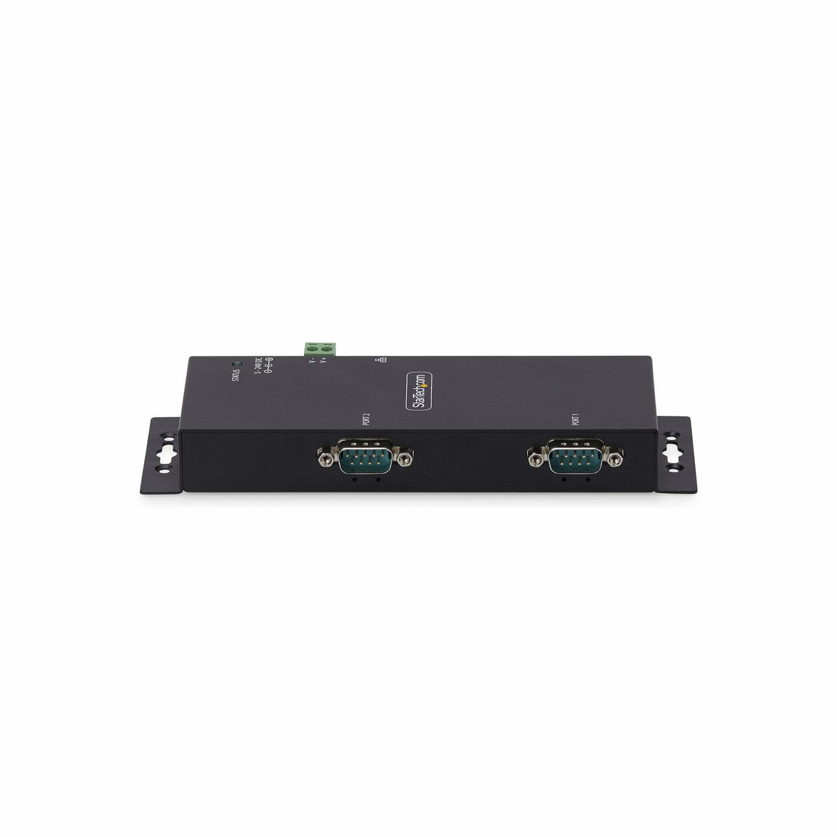 StarTech.com 2-Port Serial to Ethernet Adapter, IP Serial Device Server For Remote RS232 Devices, Wall/DIN Rail Mountable, Metal Housing, RJ45 LAN to DB9 Serial Converter, TAA