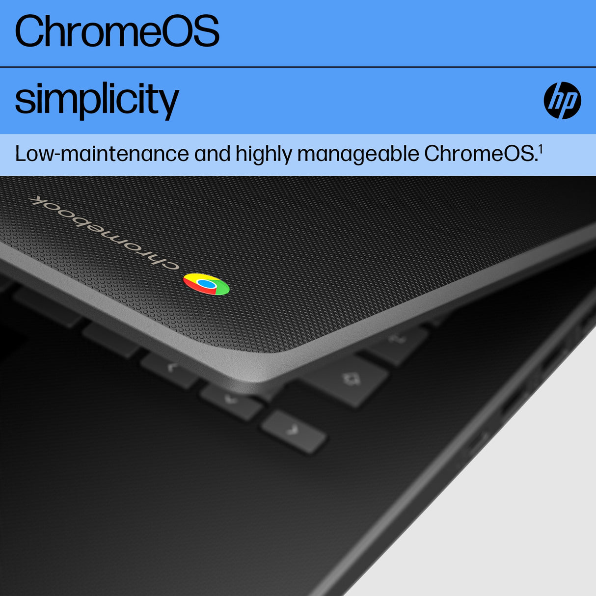 HP Fortis G1i 14 inch Chromebook Intel® N N150 35.6 cm (14") Touchscreen Full HD 32 GB LPDDR5x-SDRAM Wi-Fi 6E (802.11ax)