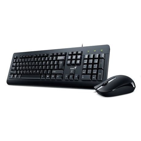 Genius KM - 160 Wired Keyboard and Mouse Combo Set USB Plug