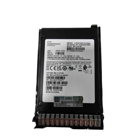 HPE 3.84TB SAS 24Gbps P57731 - 001 - Internal HDD Drives