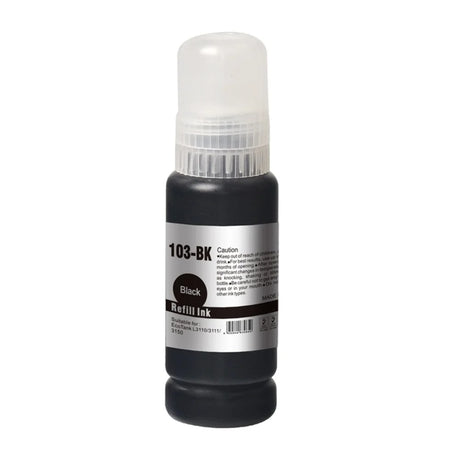 InkLab 103 Epson Compatible EcoTank Black ink bottle - Inks