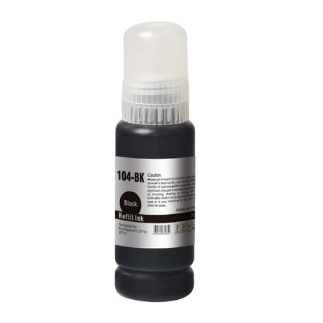 InkLab 104 Epson Compatible EcoTank Black Ink Bottle - Inks