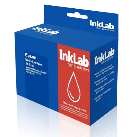 InkLab 2634 Epson Compatible Yellow Replacement Ink - Inks