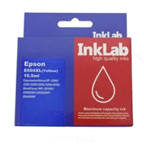 InkLab 604 Epson Compatible Yellow Replacement Ink - Inks