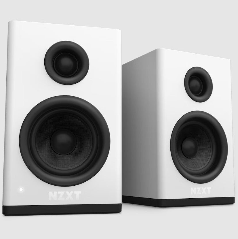 NZXT Relay Desktop PC Speakers - White