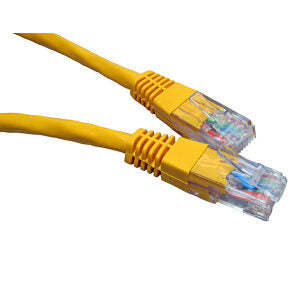 CDL 0.25m Cat6 Patch Cable -Yellow