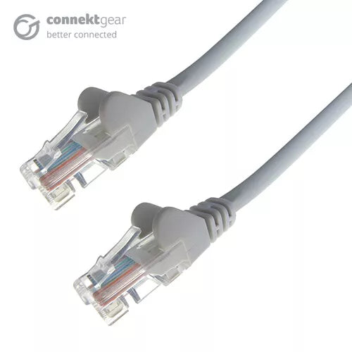8m RJ45 Cat5e UTP Stranded Snagless Network Cable - Grey