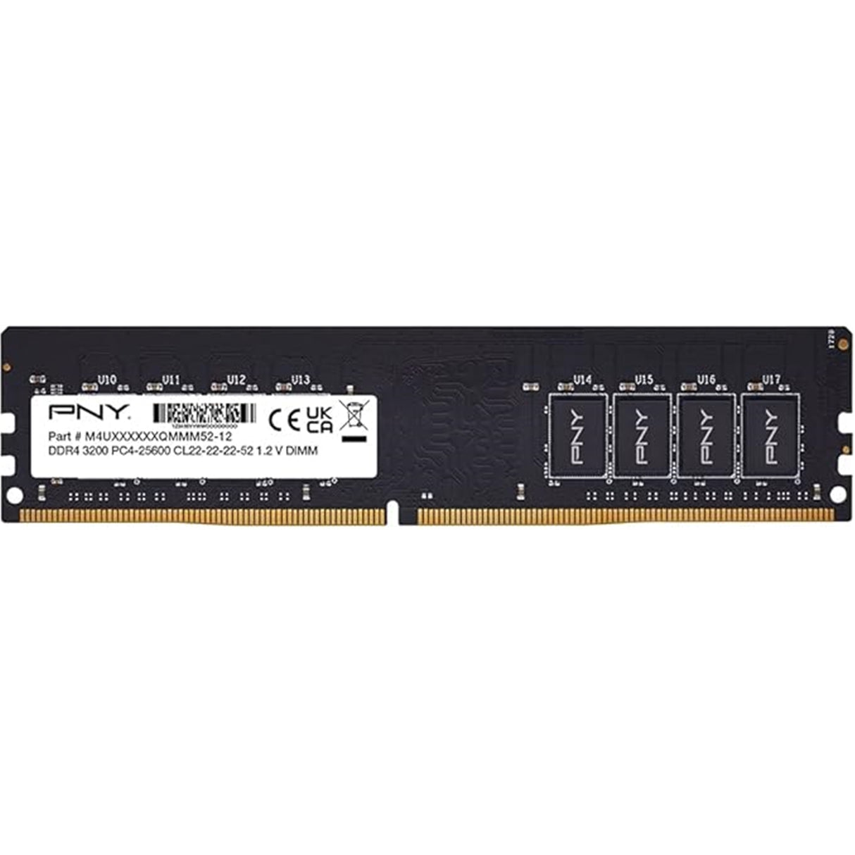 PNY MD16GSD43200-SI 16GB DDR4 3200MHz DIMM Bulk System Memory