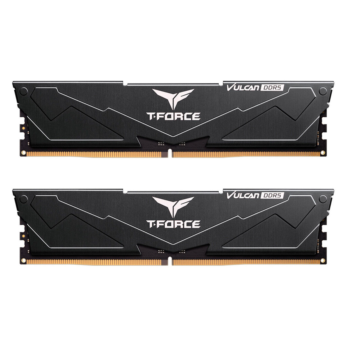 Team T-Force Vulcan FLBD532G6400HC40BDC01 32GB System Memory (2 x 16GB), DDR5 6400, 40-40-40-84, 1.35v, Black, Retail Boxed