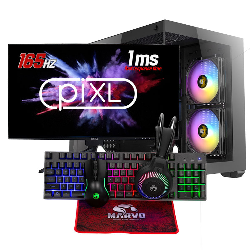 DCG NX360 | AMD Ryzen 7 5700X | Nvidia RTX 4060 Ti 8GB | 16 GB de RAM | SSD de 500 GB | Ventanas 10/11 | PC para juegos