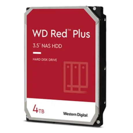 WD 3.5’ 4TB SATA3 Red Plus NAS Hard Drive 5400RPM 256MB