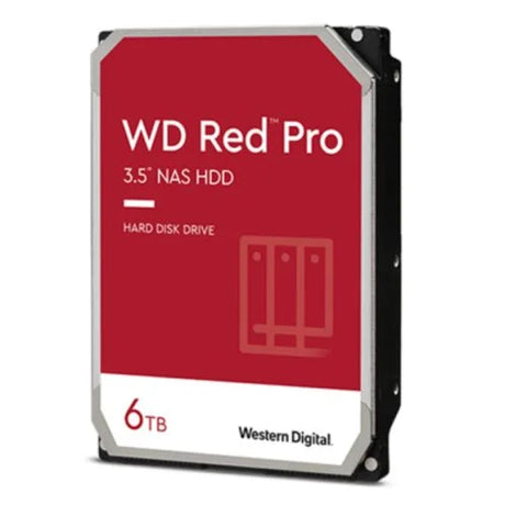 WD 3.5’ 6TB SATA3 Red Plus NAS Hard Drive 5400RPM 256MB