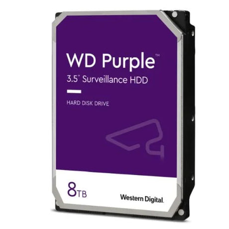 WD 3.5’ 8TB SATA3 Purple Surveillance Hard Drive 256MB
