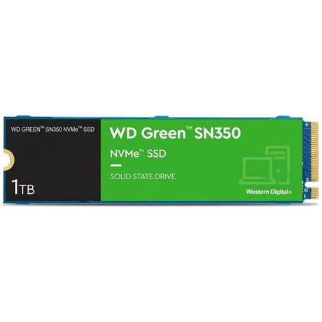 WD Green SN350 (WDS100T3G0C) 1TB NVMe M.2 Interface PCIe x3