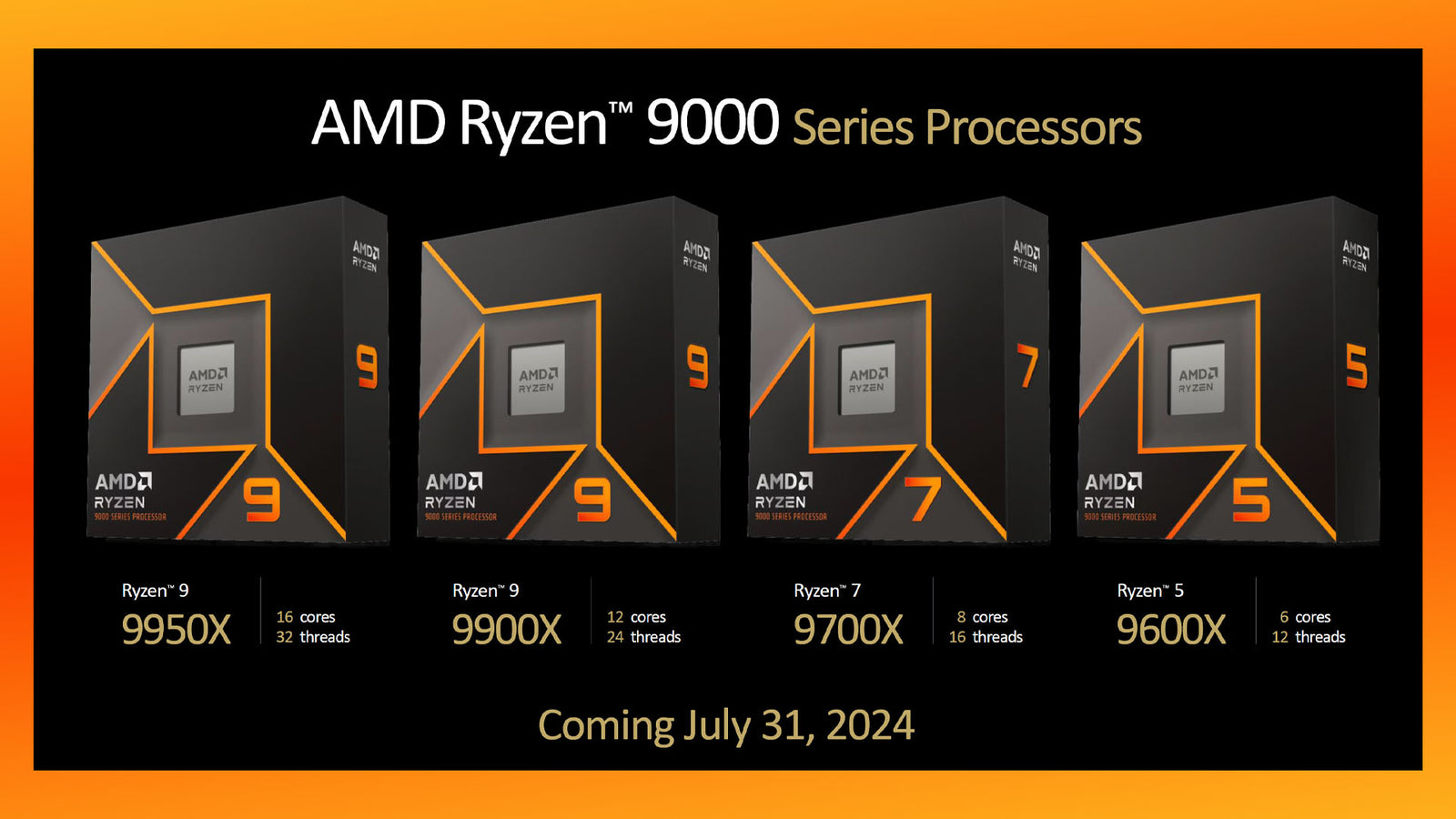 NEW AMD Ryzen 9000 CPU's