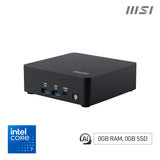 MSI Cubi NUC AI 1UMG Intel Core Ultra 7 155H (14th Gen - Core Ultra Series 1), Barebone, NUC, SFF, Mini Computer, HTPC, (NO RAM, NO Storage, NO OS), Intel Graphics/DDR5/Dual ThunderBolt 4/Dual HDMI/Dual LAN/WiFi 6E/BT 5.3/VESA - NUC AI 1UMG i7 155H BB
