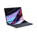 ASUS Zenbook Pro 14 Duo OLED UX8402VU-P1024W Intel® Core™ i9 i9-13900H Laptop 36.8 cm (14.5") Touchscreen 3K 32 GB LPDDR5-SDRAM 1 TB SSD NVIDIA GeForce RTX 4050 Wi-Fi 6E (802.11ax) Windows 11 Home Black