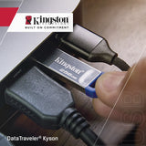 Kingston Technology DataTraveler 256GB Kyson 220MB/s Metal USB 3.2 Gen 1