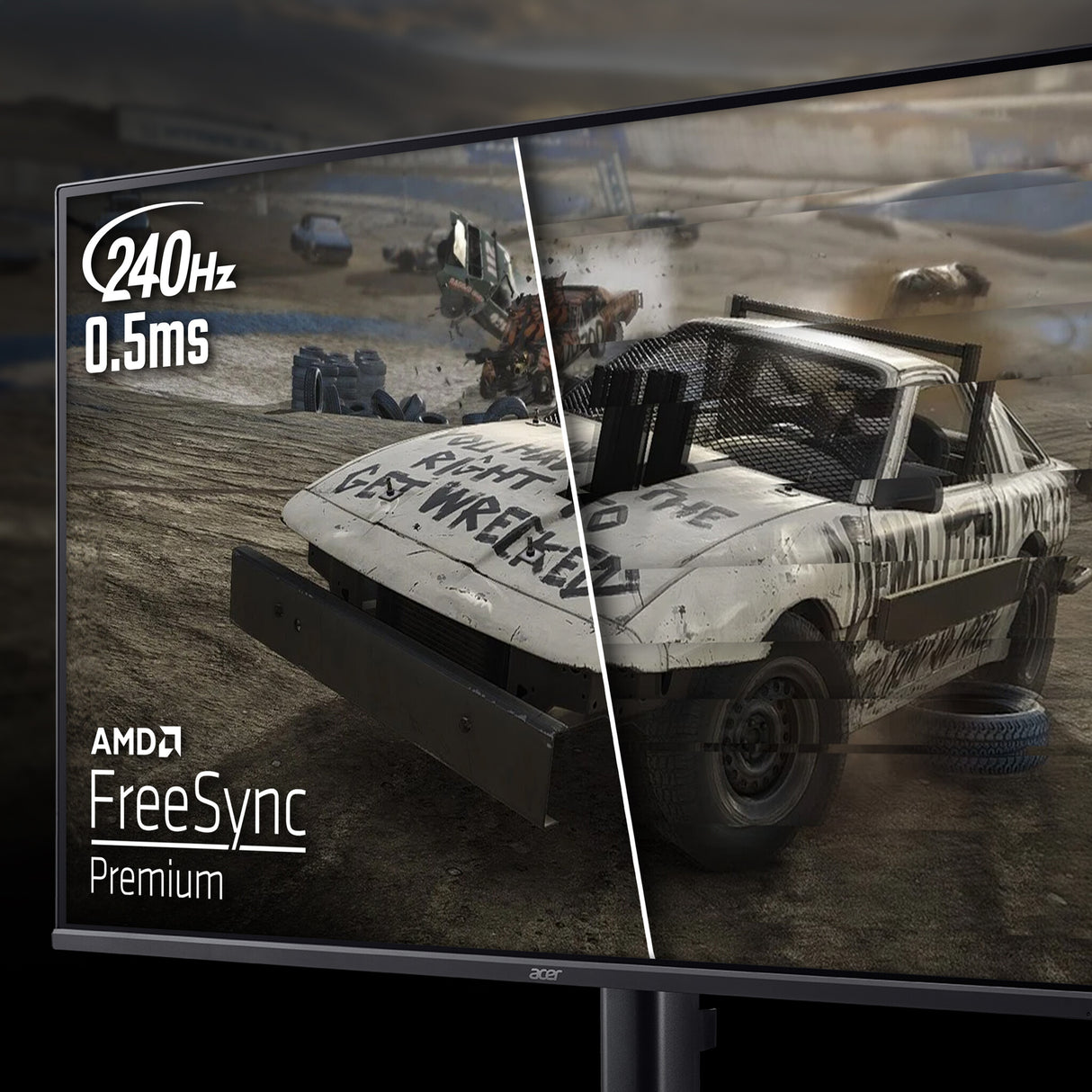 Acer KG0 Nitro KG270 W3 Widescreen Gaming LCD Monitor