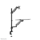 Neomounts DS90-325BL1 Sit-stand workstation desk 17-32" - gas spring