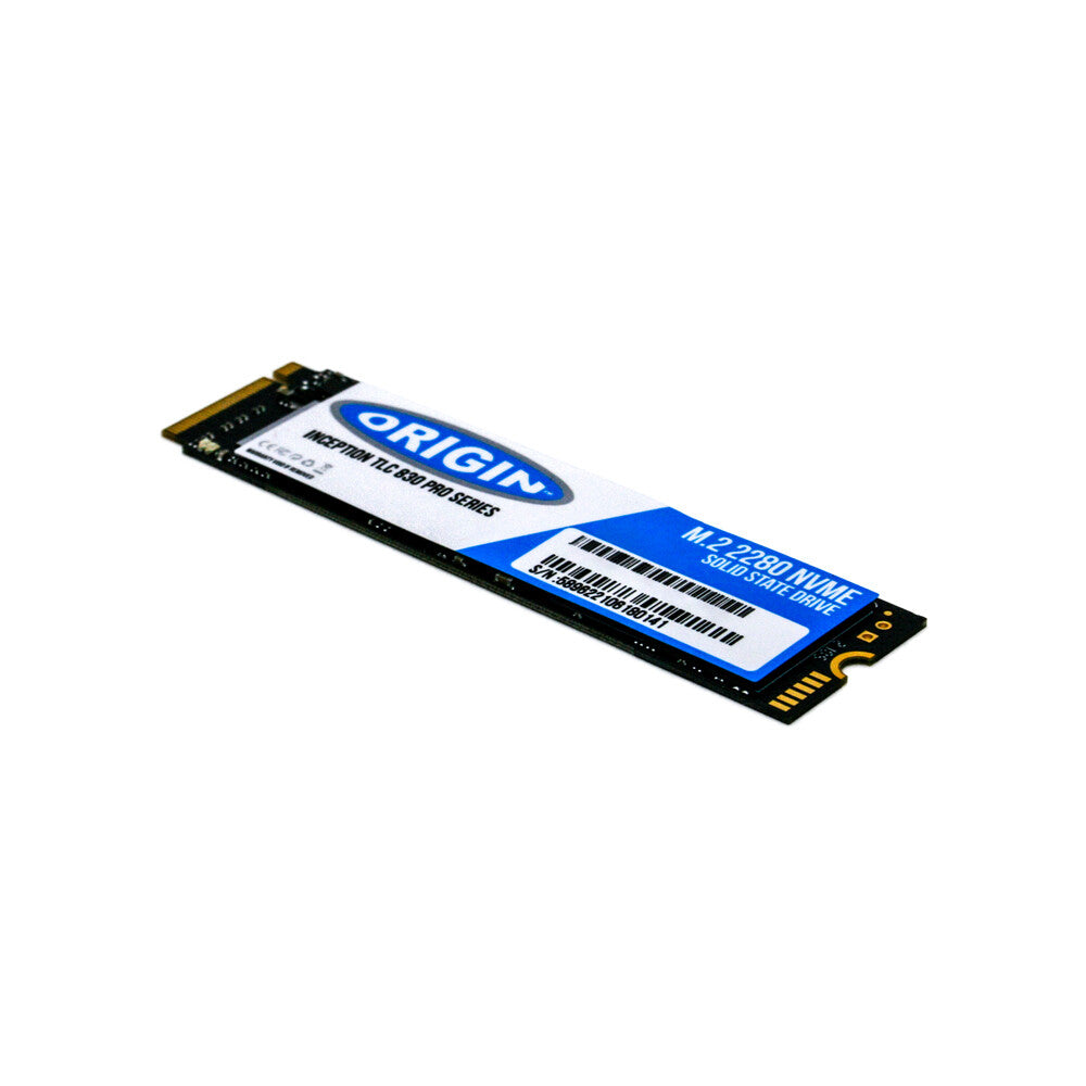 Origin Storage Inception TLC830 Pro Series 512GB PCIe 3.0 NVMe M.2 80mm 3D TLC PCI Express 3.0