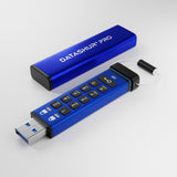 iStorage datAshur PRO 256-bit 8GB USB 3.0 secure encrypted flash drive IS-FL-DA3-256-8