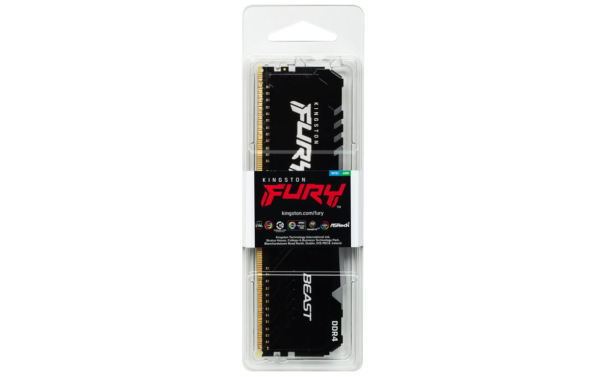 Kingston Technology FURY Beast RGB memory module 16 GB 1 x 16 GB DDR4 3200 MHz