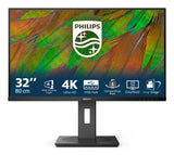 Philips 3000 series 32B1N3800/00 computer monitor 80 cm (31.5") 3840 x 2160 pixels 4K Ultra HD LCD Black