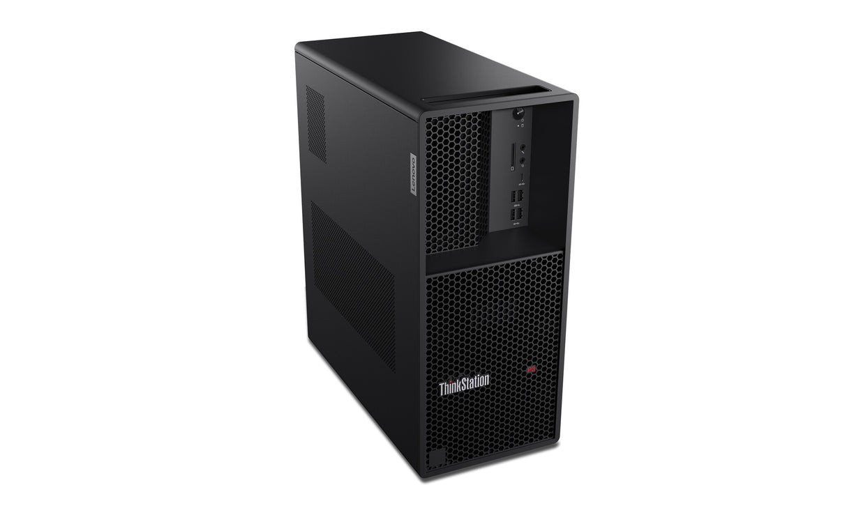 Lenovo ThinkStation P3 Tower Intel® Core™ i7 i7-14700K 32 GB DDR5-SDRAM 1 TB SSD Windows 11 Pro Workstation Black