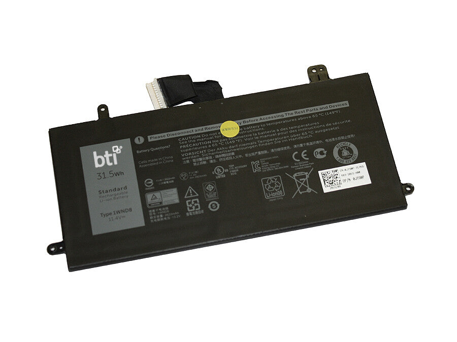 BTI 0X16TW compatible 31.5Wh 3-cell battery for Latitude 5285 5290