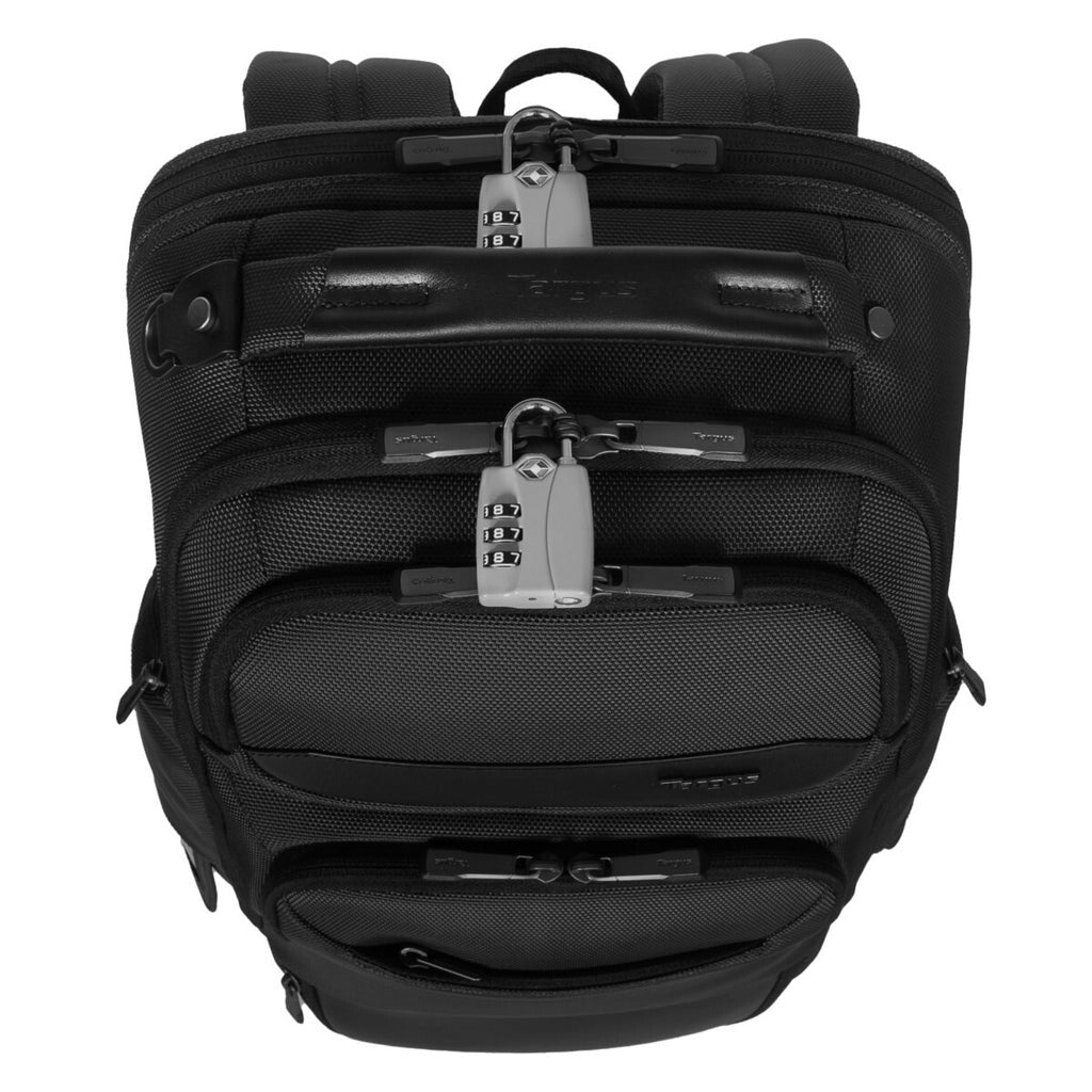 Targus HeritageLuxe backpack Travel backpack Black Polyester