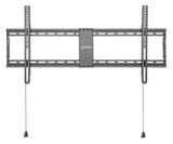 Manhattan Wall Mount for TV & Monitors (Fixed Low Profile), For screens 43" to 100", VESA compatability: all between 200x200mm and 800x400mm - check the dimensions of the four mounting holes on back of screen to ensure it fits, Max 70kg, Black, Bracket