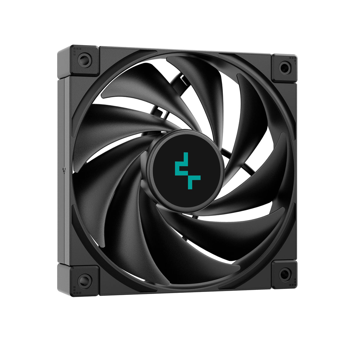 Refroidisseur de processeur DeepCool AK620 ZERO DARK, ventilateur 2x120 mm, 1850 tr/min, 68,99 CFM, PWM, ailettes en aluminium, caloducs en cuivre, Intel/AMD