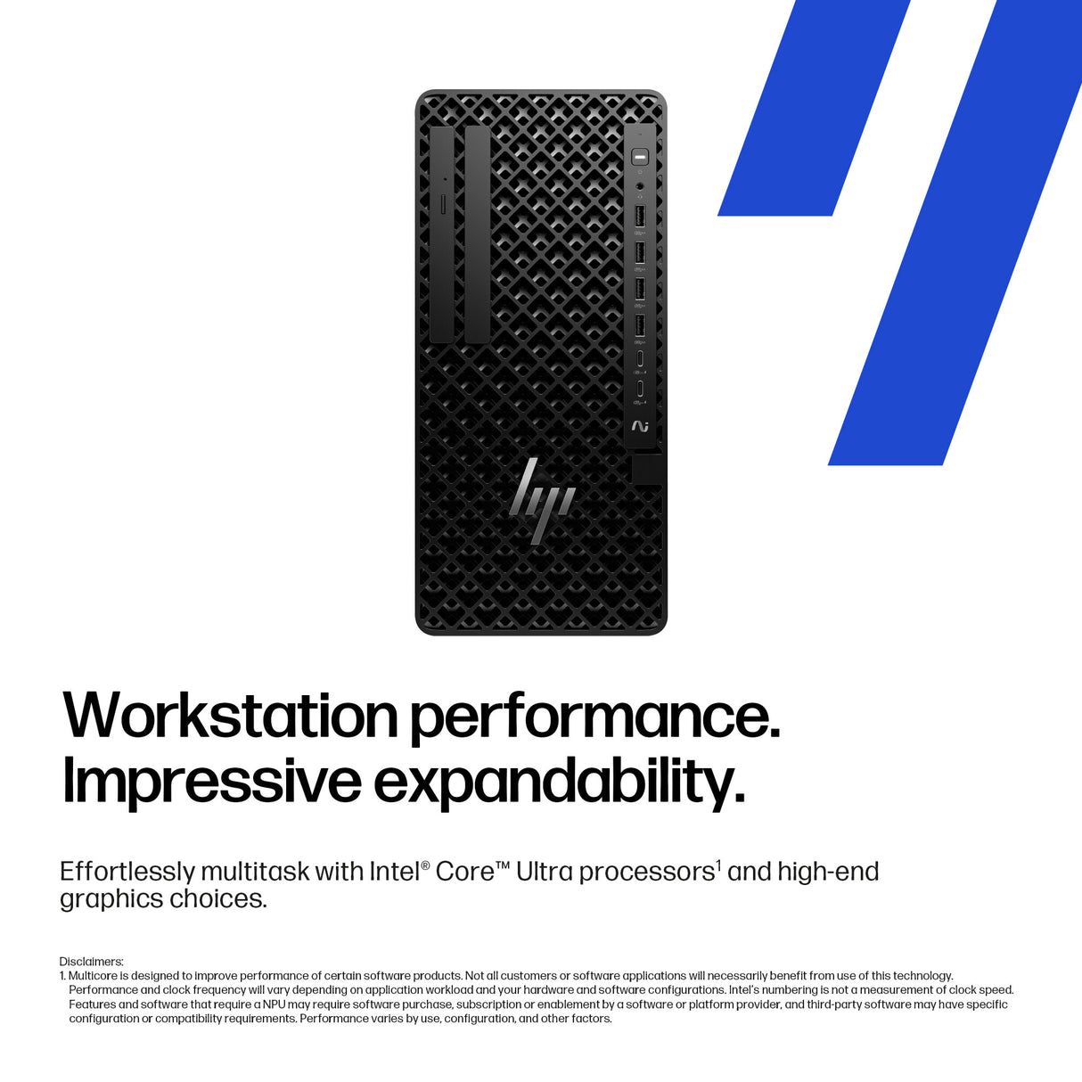 HP Z1 Tower G1i Intel Core Ultra 9 285 32 GB DDR5-SDRAM 1 TB SSD NVIDIA GeForce RTX 5060 Ti Windows 11 Pro Workstation AI Workstation, AI PC Black