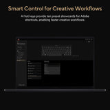 ASUS ProArt KD300 keyboard Home/Office USB + RF Wireless + Bluetooth QWERTY English Black