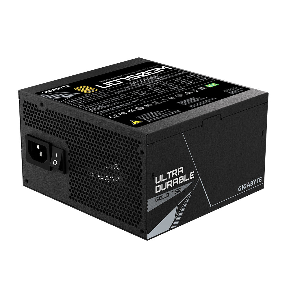 GIGABYTE GP-UD750GM power supply unit 750 W 20+4 pin ATX ATX Black