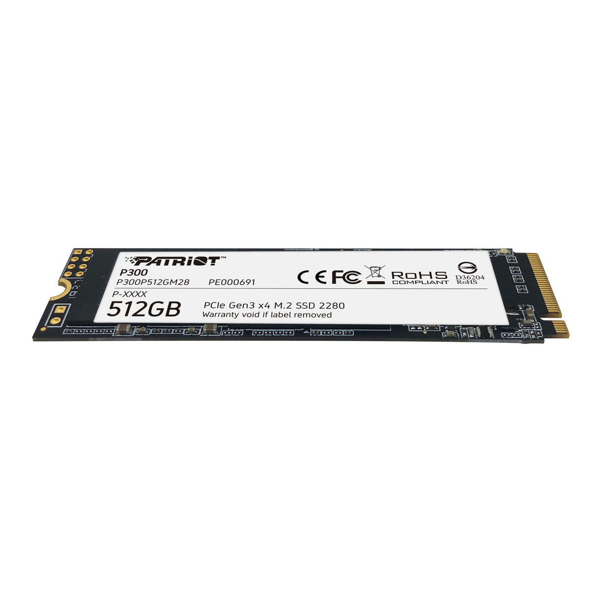 SSD Patriot P300 de 512 GB M.2 2280 PCIe NVMe