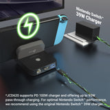 j5create JCD620 Mini Docking Station for Nintendo Switch™, Black