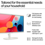 HP 22 -dg0007na Intel® Celeron® N100 54.5 cm (21.4") 1920 x 1080 pixels All-in-One PC 8 GB DDR5-SDRAM 128 GB Flash Windows 11 Home in S mode Wi-Fi 6 (802.11ax) White