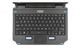 Gamber-Johnson 7160-1869-01 mobile device keyboard QWERTY UK English Pogo Pin Black