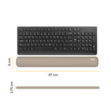 Fellowes Keyboard Wrist Rest Breyta Keyboard Wrist Support with Antibacterial Protection Ergonomic Wrist Support Sand