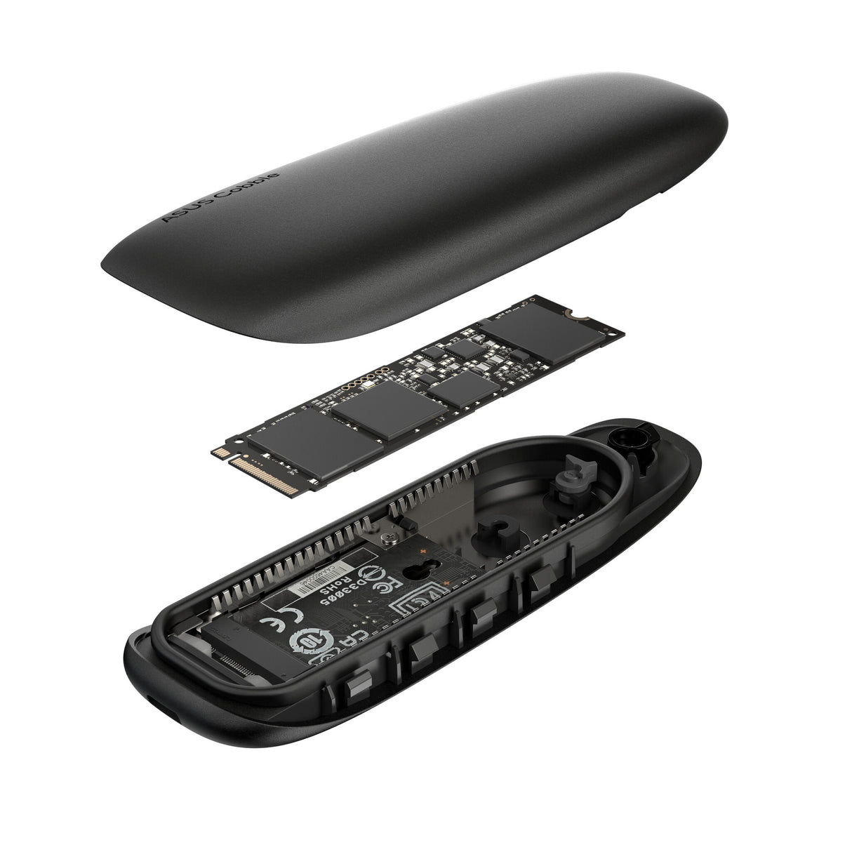ASUS COBBLE Black (ESD-A1A/BLK) SSD enclosure M.2