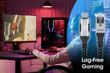 Manhattan USB-C to Gigabit (10/100/1000 Mbps) Network Ethernet RJ45 Cable, Length 2m, Multi-Gigabit Ethernet, Black/Silver, Three Year Warranty