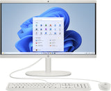 HP 22 -dg0007na Intel® Celeron® N100 54.5 cm (21.4") 1920 x 1080 pixels All-in-One PC 8 GB DDR5-SDRAM 128 GB Flash Windows 11 Home in S mode Wi-Fi 6 (802.11ax) White
