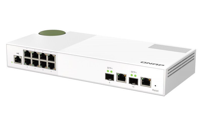 QNAP QSW-M2108-2C network switch Managed L2 2.5G Ethernet (100/1000/2500) Grey, White