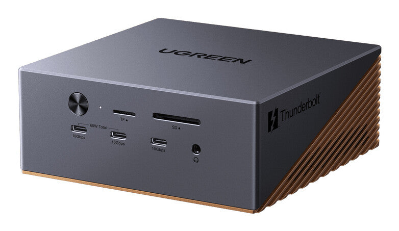 Ugreen Revodok Maxidok 17-in-1 Thunderbolt 5 120000 Mbit/s Brown, Grey