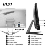 MSI Pro AP222T 13M Intel Pentium Gold G7400 All in One PC, (4GB RAM, 128GB SSD, Windows 11PRO), 21.5 Inch 10-point touch Screen/UHD Graphics/Type-C/COM Port/Dual LAN/HDMI/WiFi 5/BT 5.1/VESA/SD Card Reader